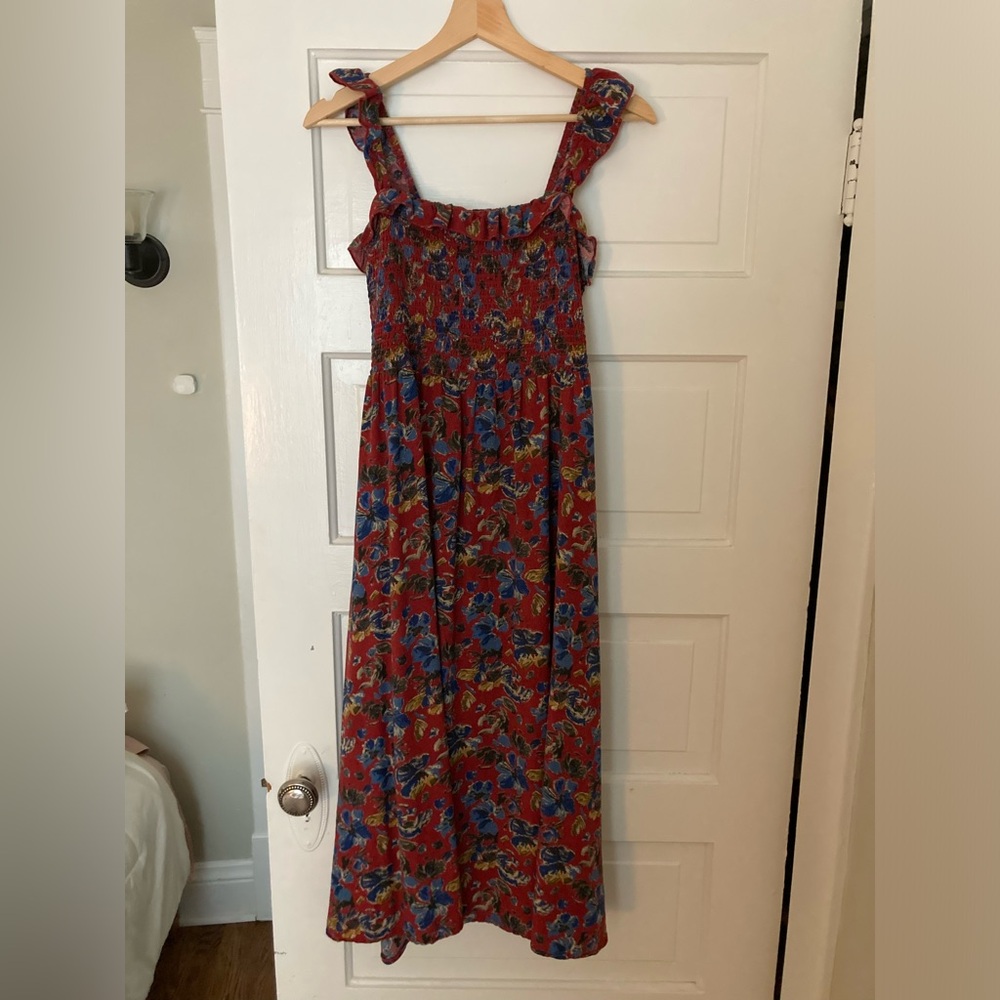 Natural Life Floral Midi Dress